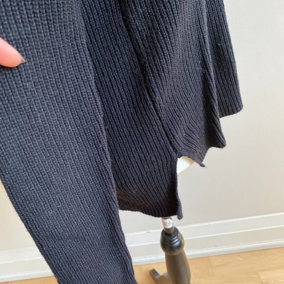 MADEWELL Bnwt Sweater Thompson Chest Pocket Black - Picture 4 of 9